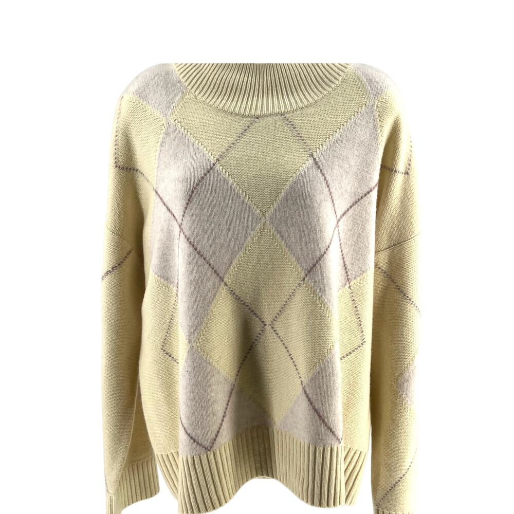 Everlane Pale Yellow 100% Wool Sweater